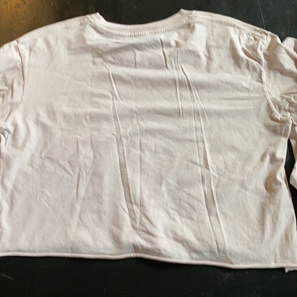 Long sleeve cropped oversized shirt - size os - Picture 6 of 6